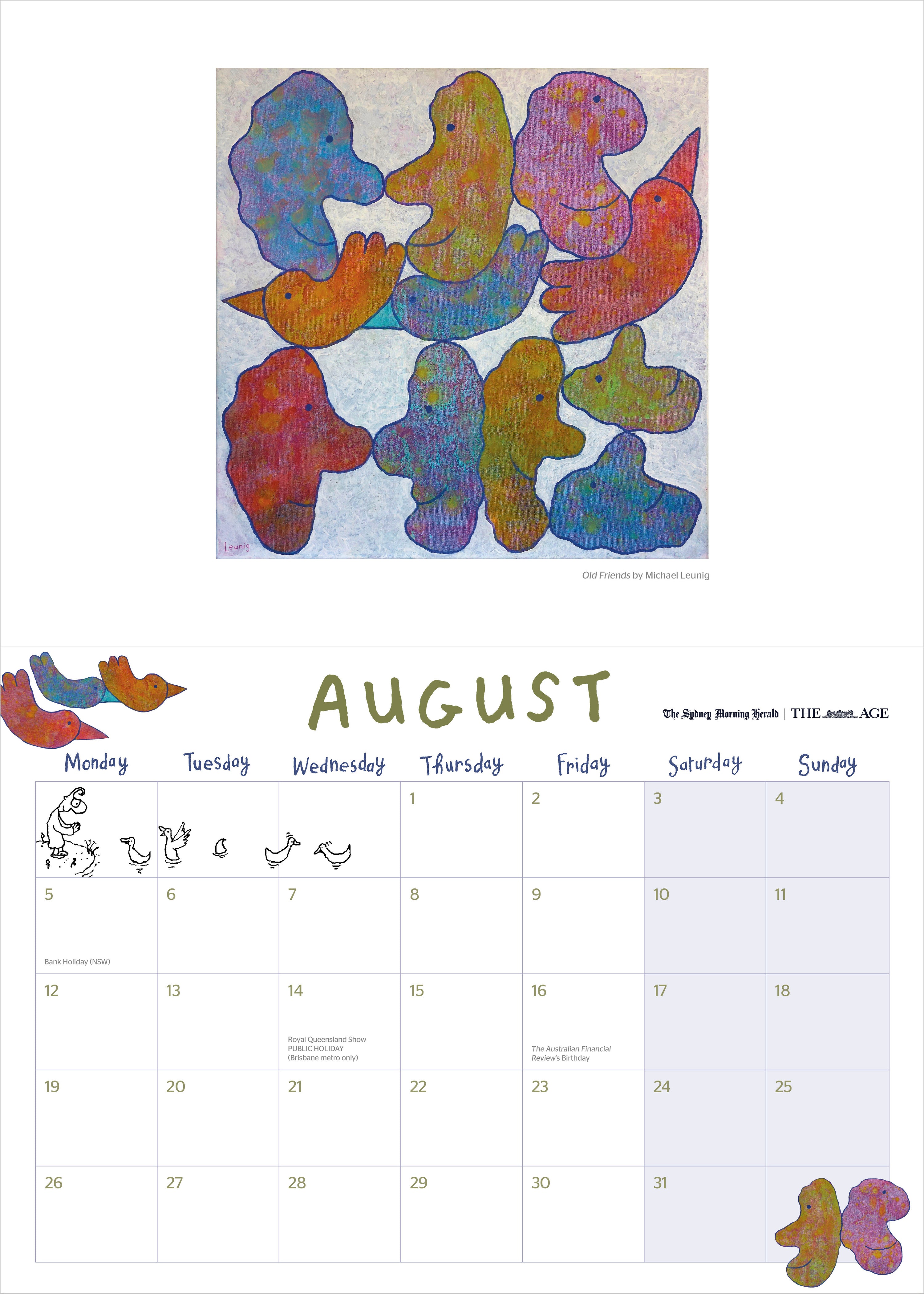 Leunig Calendar 2024