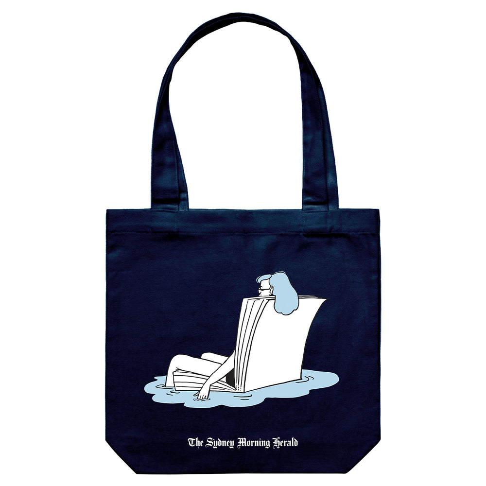 Summer Swimming Chair Tote Bag